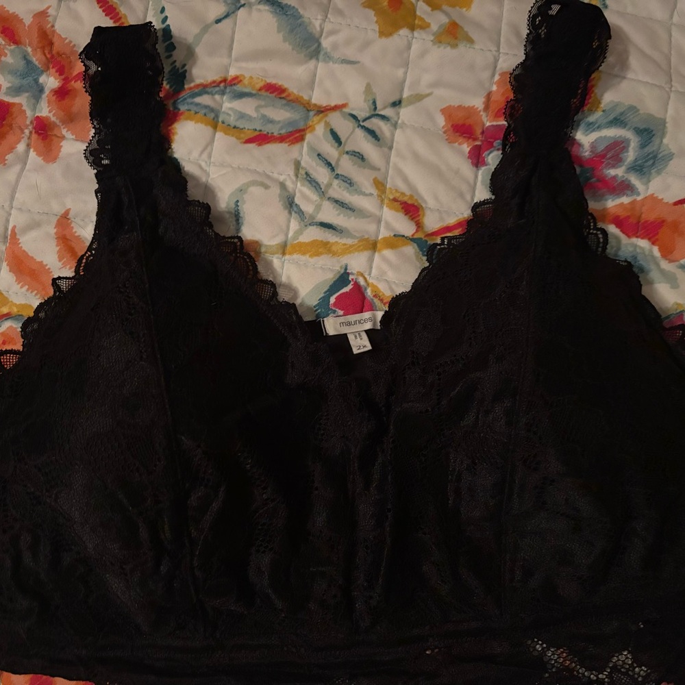 Maidenform Black Lace Bralette